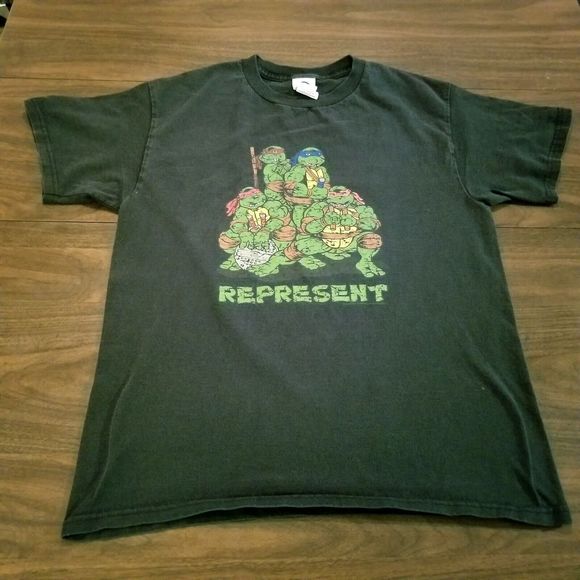 Delta Other - Teenage Mutant Ninja Turtles T-Shirt Size Medium Black Vtg Delta Pro Weight TMNT